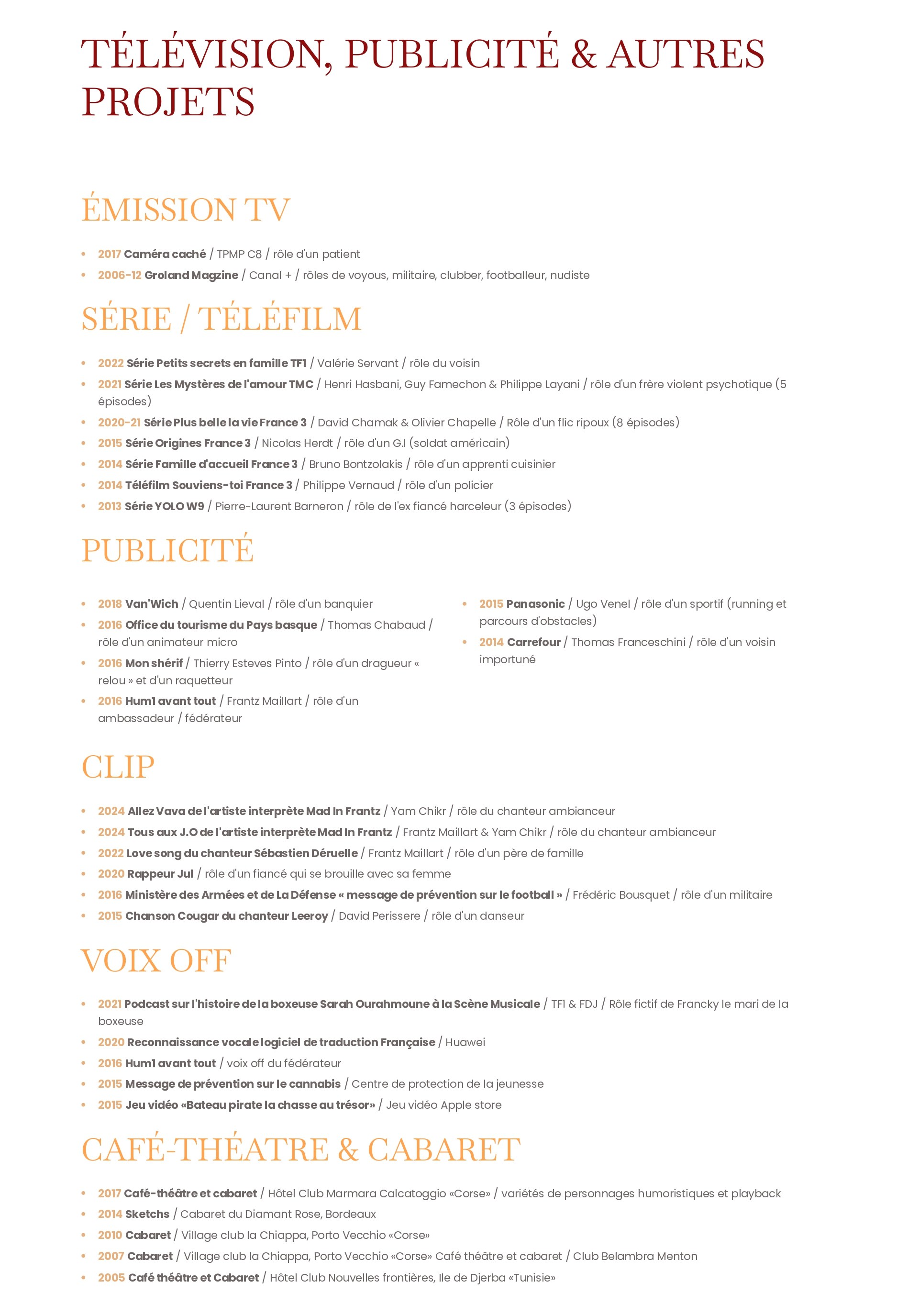 CV Frantz Maillart
