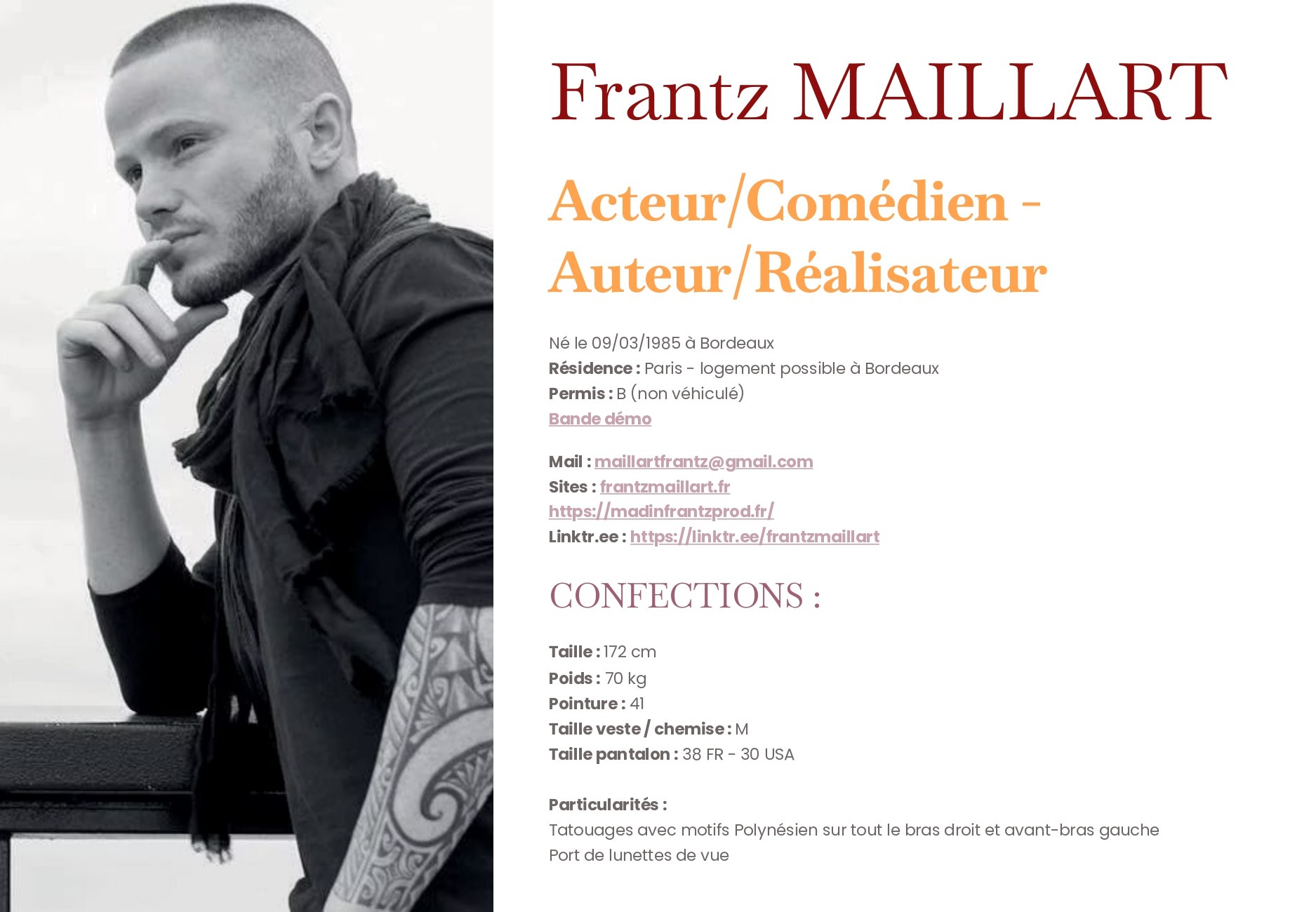 CV Frantz Maillart