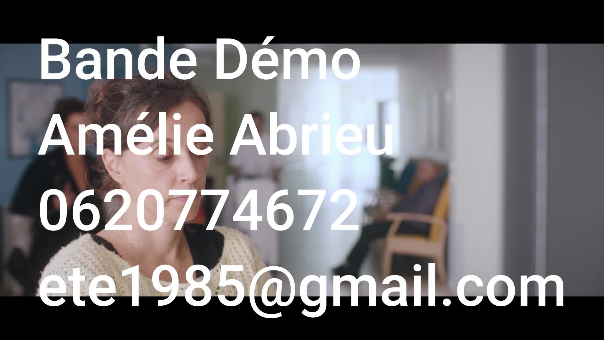 Amélie Abrieu bande démo comédienne